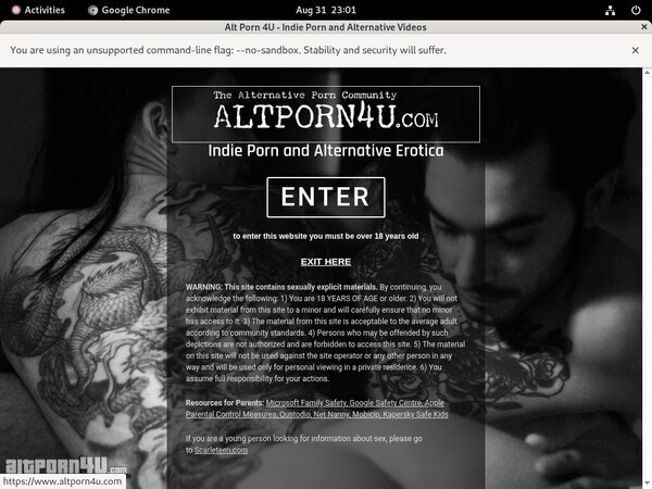 Alt Porn 4 U With Master Card