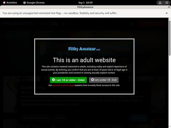 Amateur Filthy Password