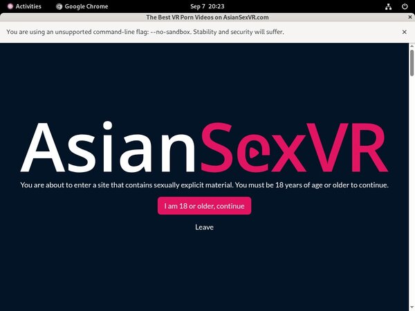 Asiansexvr.com Discount Join Page