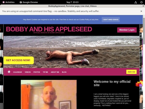 BobbyAppleseed Reduced Rate