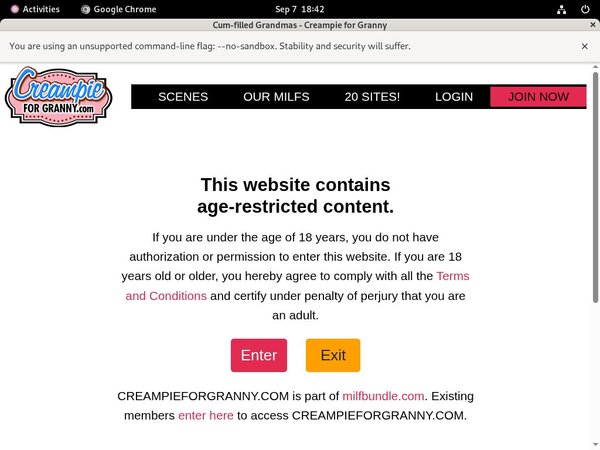 Creampieforgranny.com $1 Porn Trial Creampieforgranny.com $1 Porn Trial
