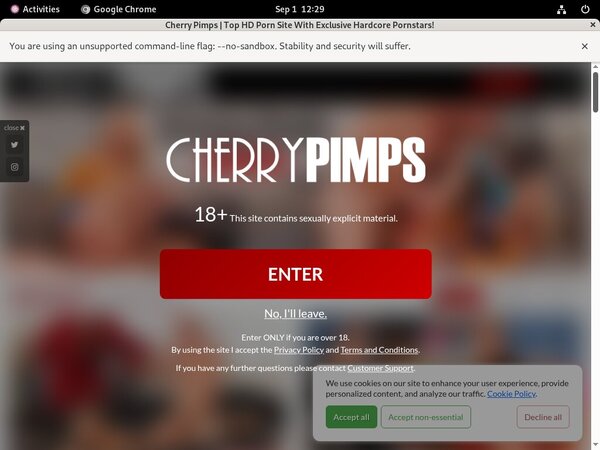 Create Cherrypimps.com Account
