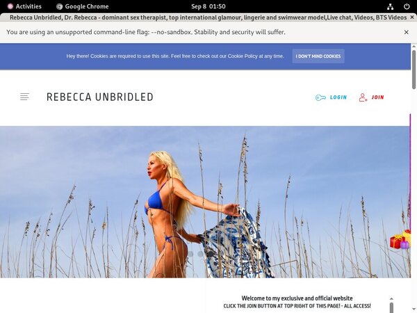 Create Rebeccaunbridled.com Account