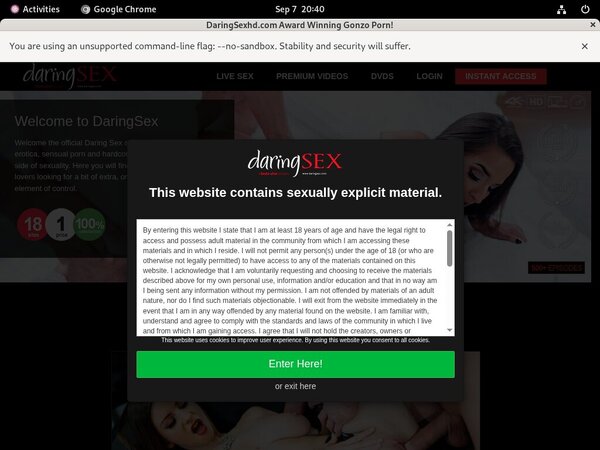 Daring Sex Hacked Accounts