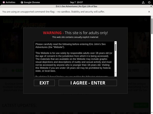 Ericjohnssexadventures Ccbill Pay