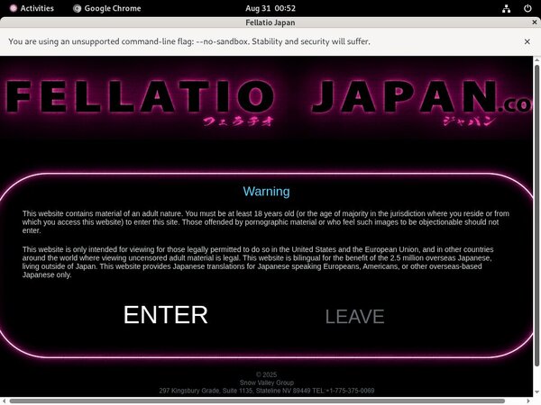 Fellatio Japan Exclusive Discount