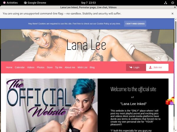 Free Lana Lee Inked Password