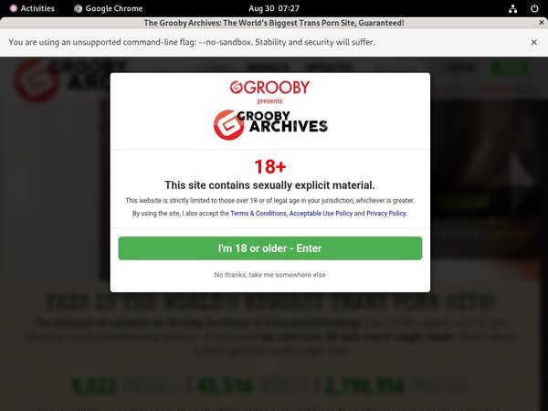 Free Thegroobyarchives Trial Account