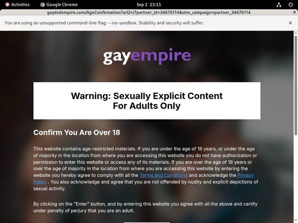 Get Gaydvdempire.com Password