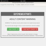 Guys In Sweatpants Members Password