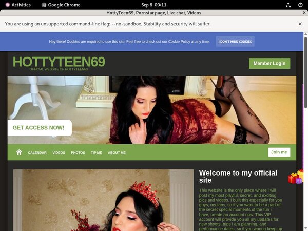 HottyTeen69 Stolen Password