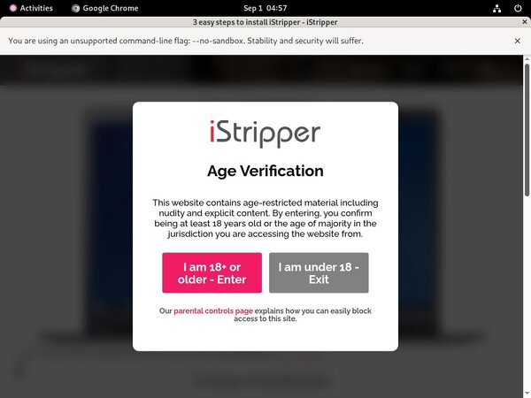 IStripper Login Details IStripper Login Details
