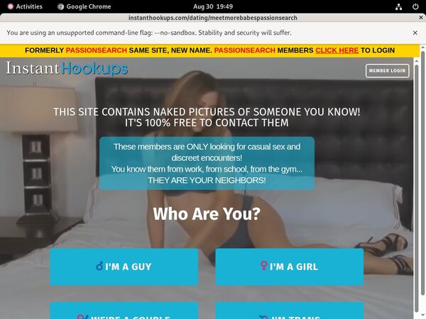 Instant Hookups Allow Paypal