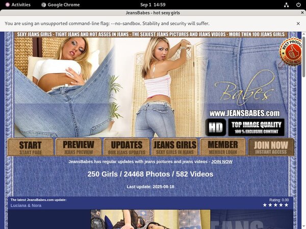 Jeans Babes Free Tour