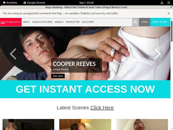 Join Boys Smoking For Free