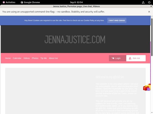 Join Jenna Justice Paypal