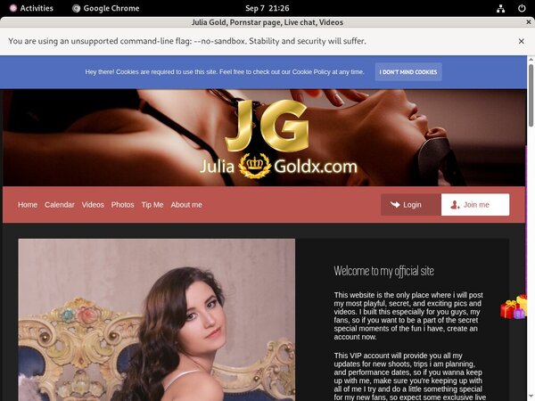 Julia Gold Web Site