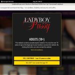 Ladyboy Pussy $1 Porn Trial