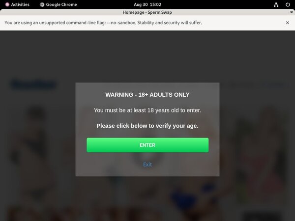 Log In Spermswap.com