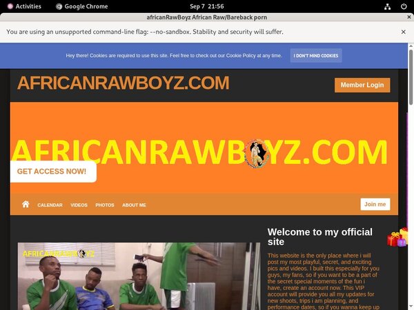 Login AfricanRawBoyz Free
