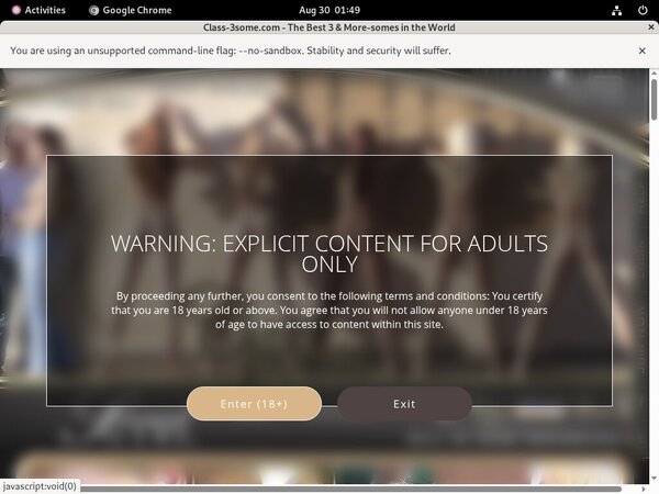 Login Class-3some.com Free Trial