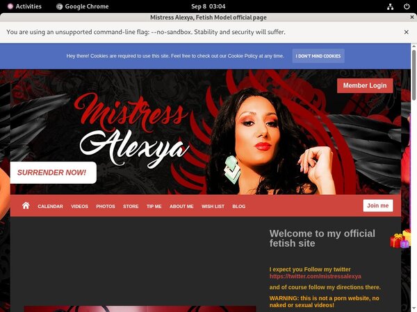 Mistress Alexya Member