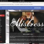 Mistressonline Free Trial Subscription
