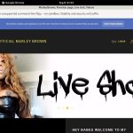 New Free Officialmarleybrown Account