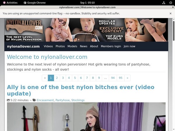 Nylon All Over Trial Memberships