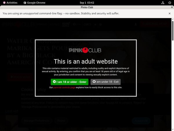 Pinkoclub.com Member Account