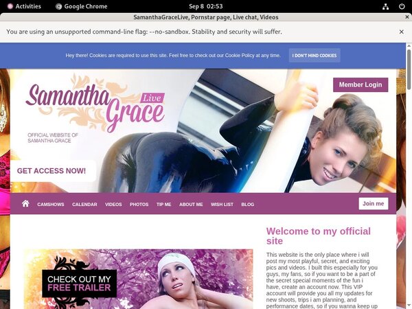 SamanthaGraceLive Verotel SamanthaGraceLive Verotel