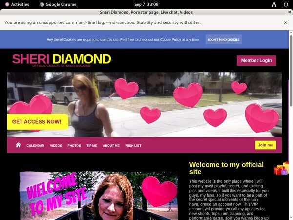Sheri.modelcentro.com Free Acc