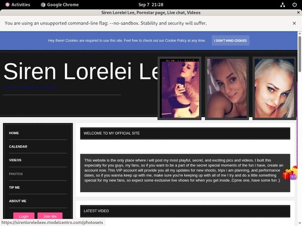 Sirenloreleileex.modelcentro.com Porn Clips