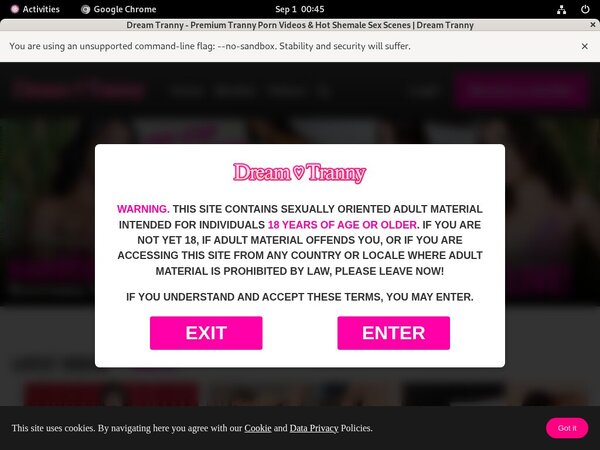 Try Dream Tranny Discount