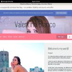 Valentinabiancox Porn Site