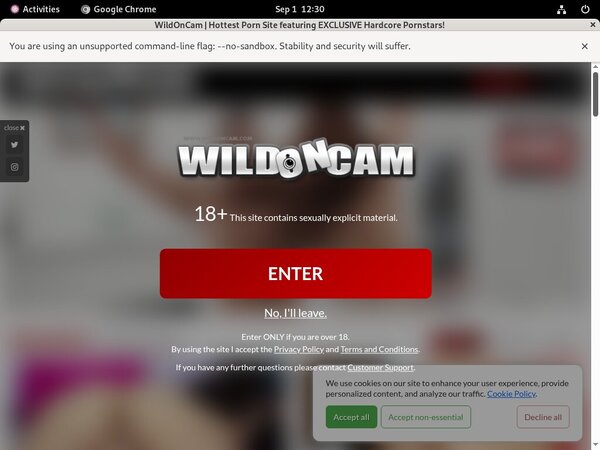 Wild On Cam Discount Form Wild On Cam Discount Form