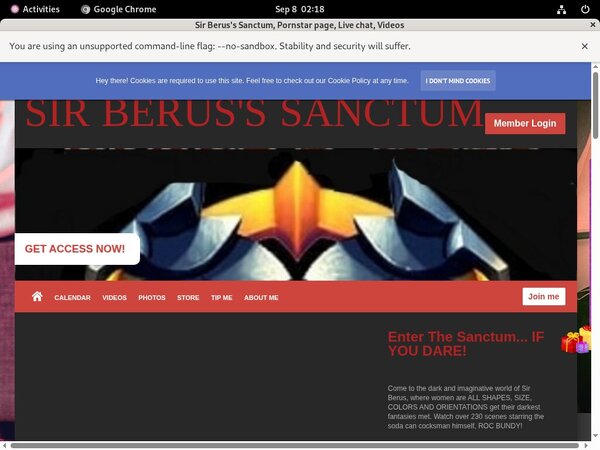 Working Sir Berus's Sanctum Password Working Sir Berus's Sanctum Password