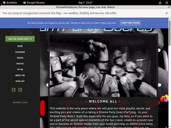 XtremePartyGoers With Bank Pay