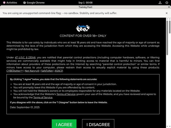 Twinkyfeet.com Parola D'ordine Gratuito