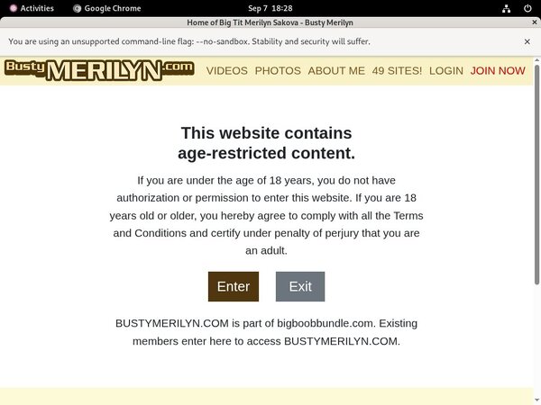 New Busty Merilyn Discount Offer