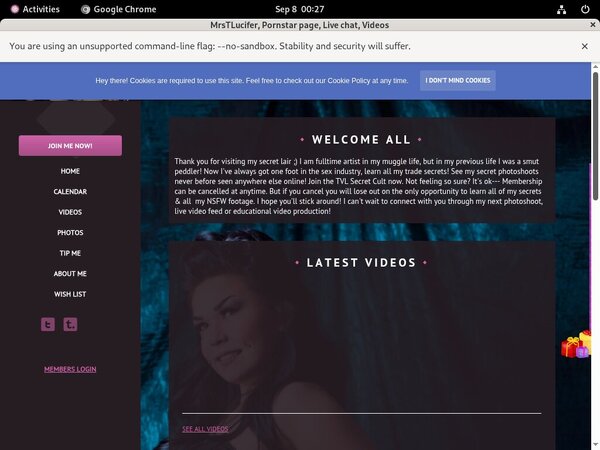 MrsTLucifer Premium Free Account