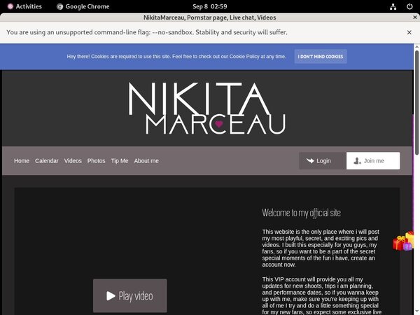 NikitaMarceau Logon NikitaMarceau Logon