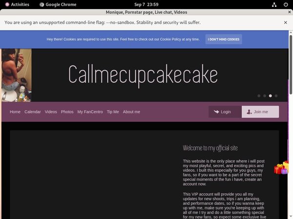 Try Callmecupcakeyan.modelcentro.com For Free