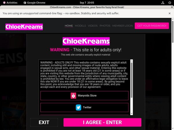 Free Chloekreams